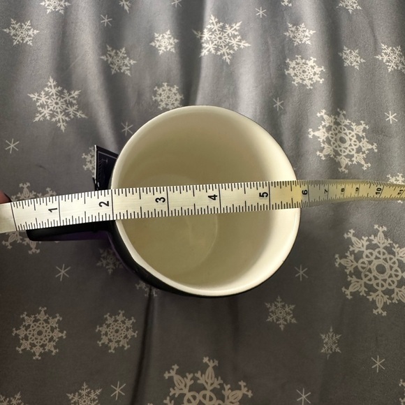 Cobwebs & Cauldrons black & purple spiderweb mug - Picture 3 of 5